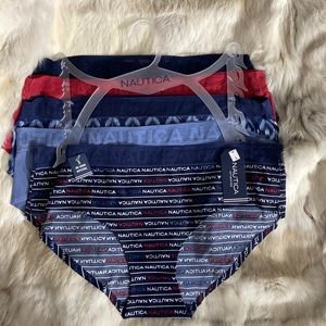 NAUTICA 5 Pack No Show Hipsters - NWT